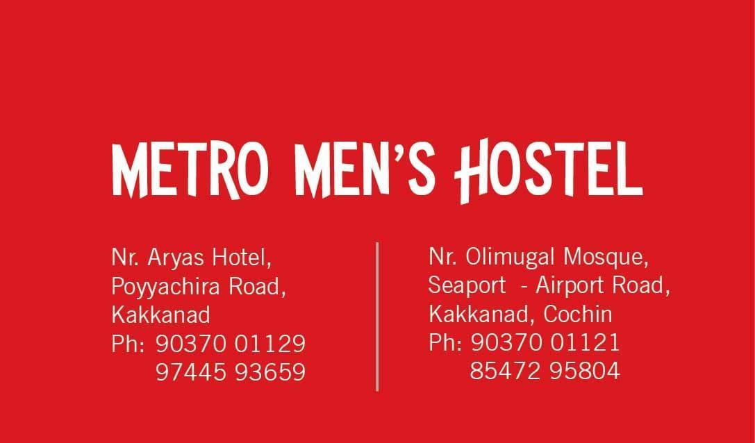 Metro Mens Hostel Kochi Exterior photo